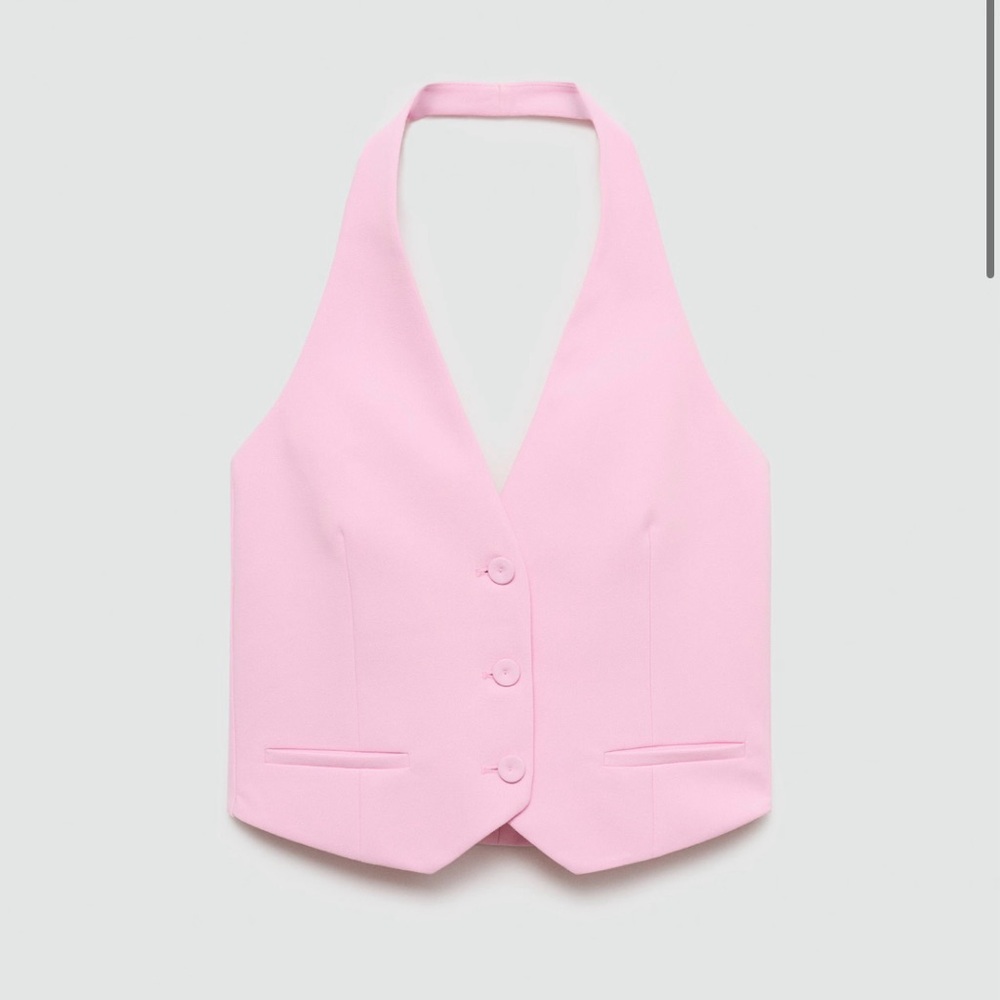 NWT Mango Pink Vest - size L